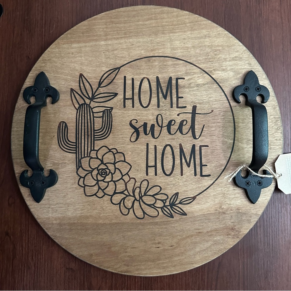 Home Sweet Home Serving Tray